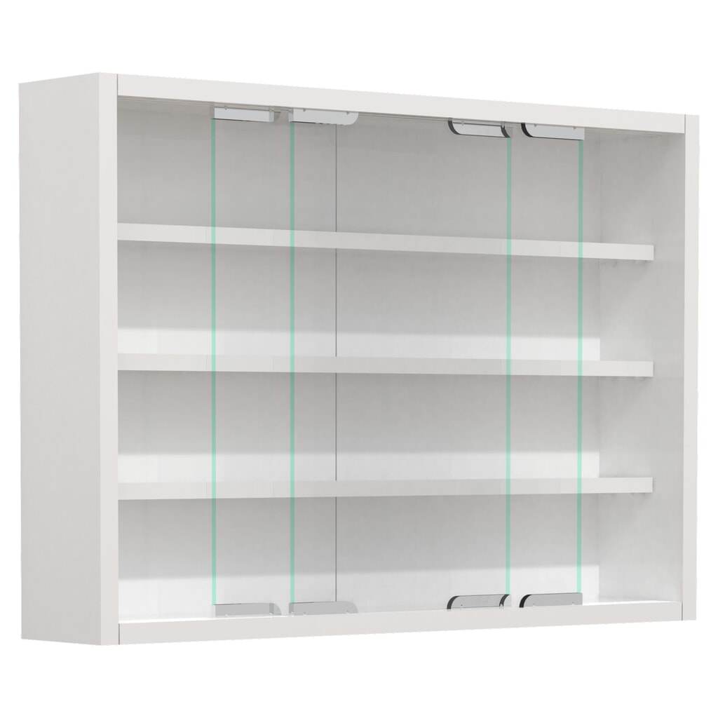 VCM Wandvitrine Agisa M, weiß Produktabbildung Nr. 4: VCM Wandvitrine Agisa M, weiß