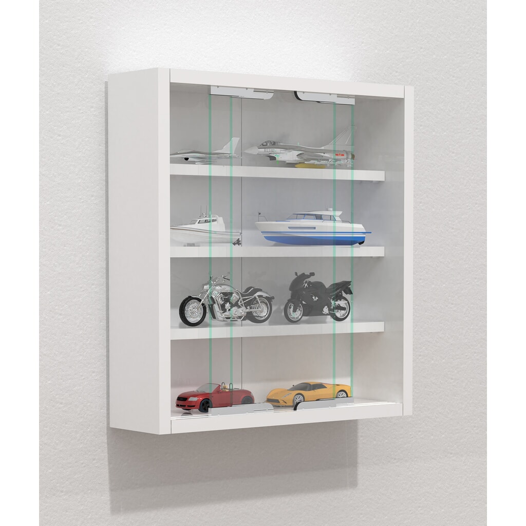 Produktabbildung Nr. 2: VCM Wandvitrine Agisa S, weiß