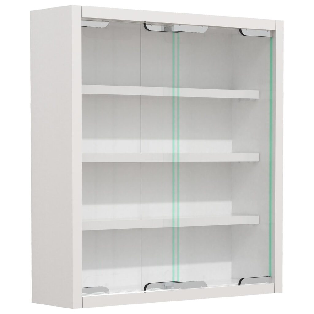 VCM Wandvitrine Agisa S, weiß Produktabbildung Nr. 5: VCM Wandvitrine Agisa S, weiß