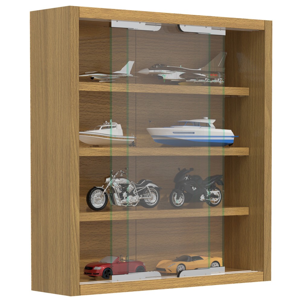 Produktabbildung Nr. 1: VCM Wandvitrine Agisa S, Buche