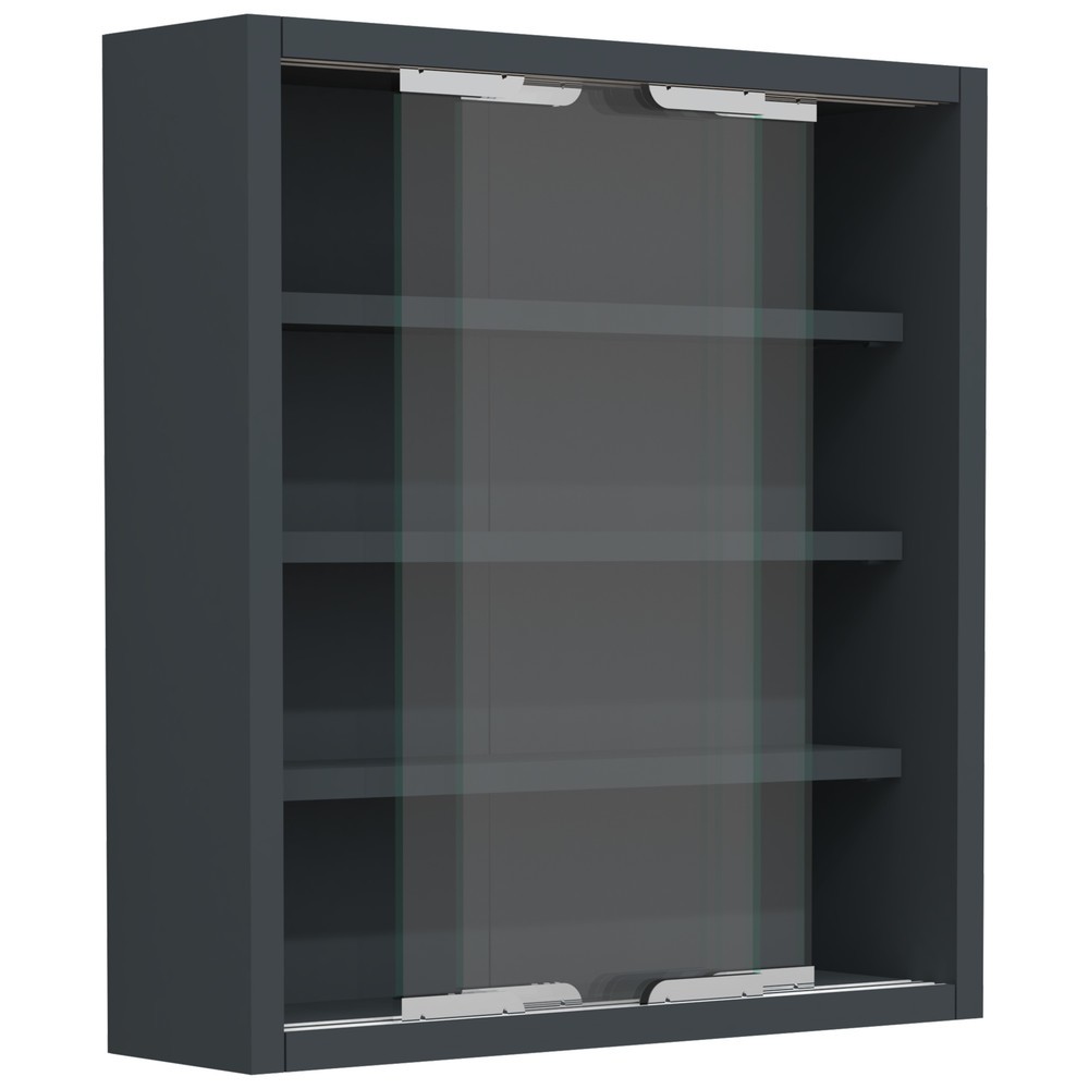 Produktabbildung Nr. 4: VCM Wandvitrine Agisa S, anthrazit