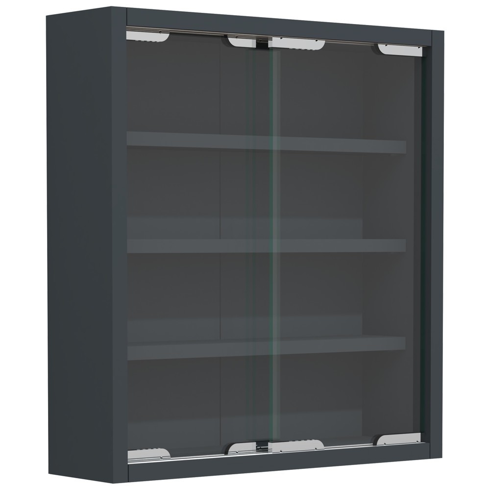 Produktabbildung Nr. 5: VCM Wandvitrine Agisa S, anthrazit