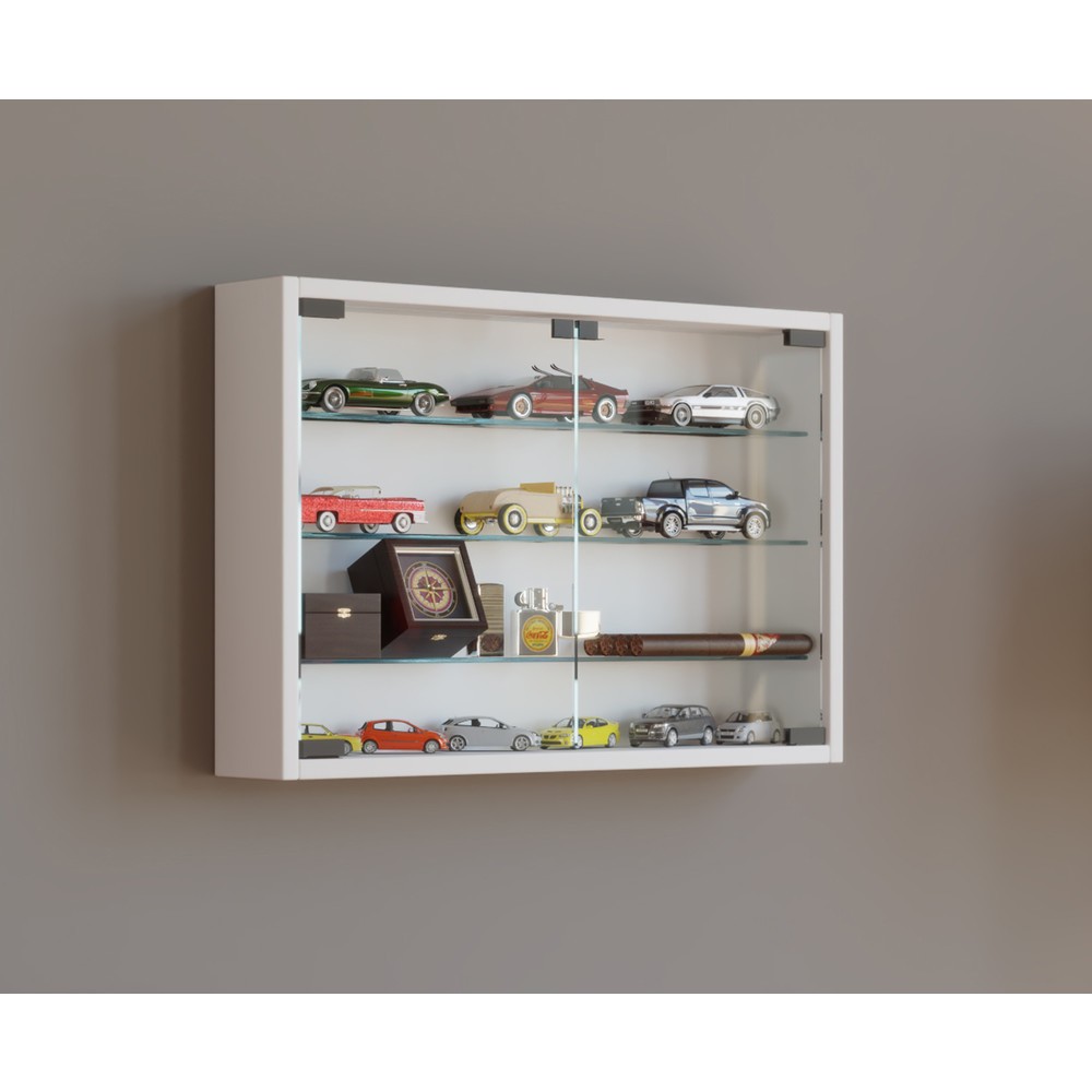 Produktabbildung Nr. 2: VCM Wandvitrine Mandosa M, weiß