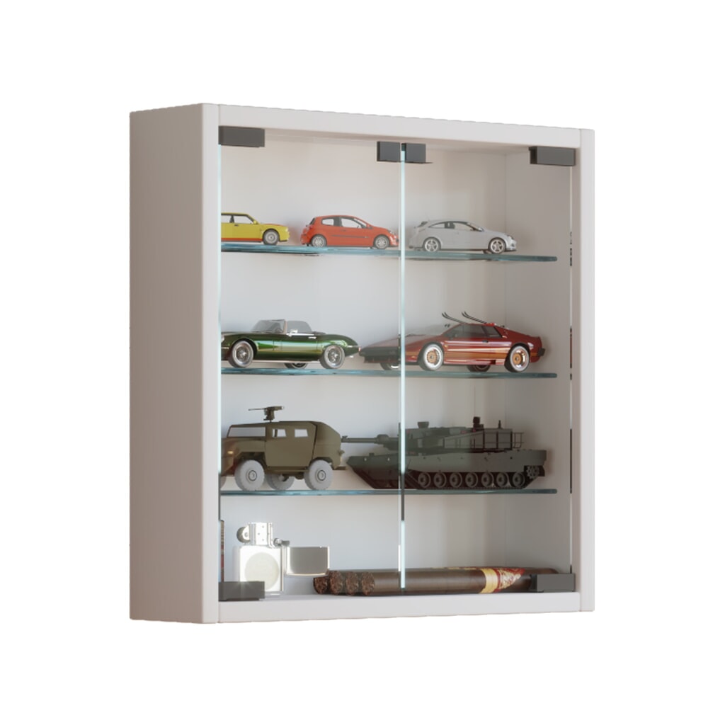 Produktabbildung: VCM Wandvitrine Mandosa S, weiß