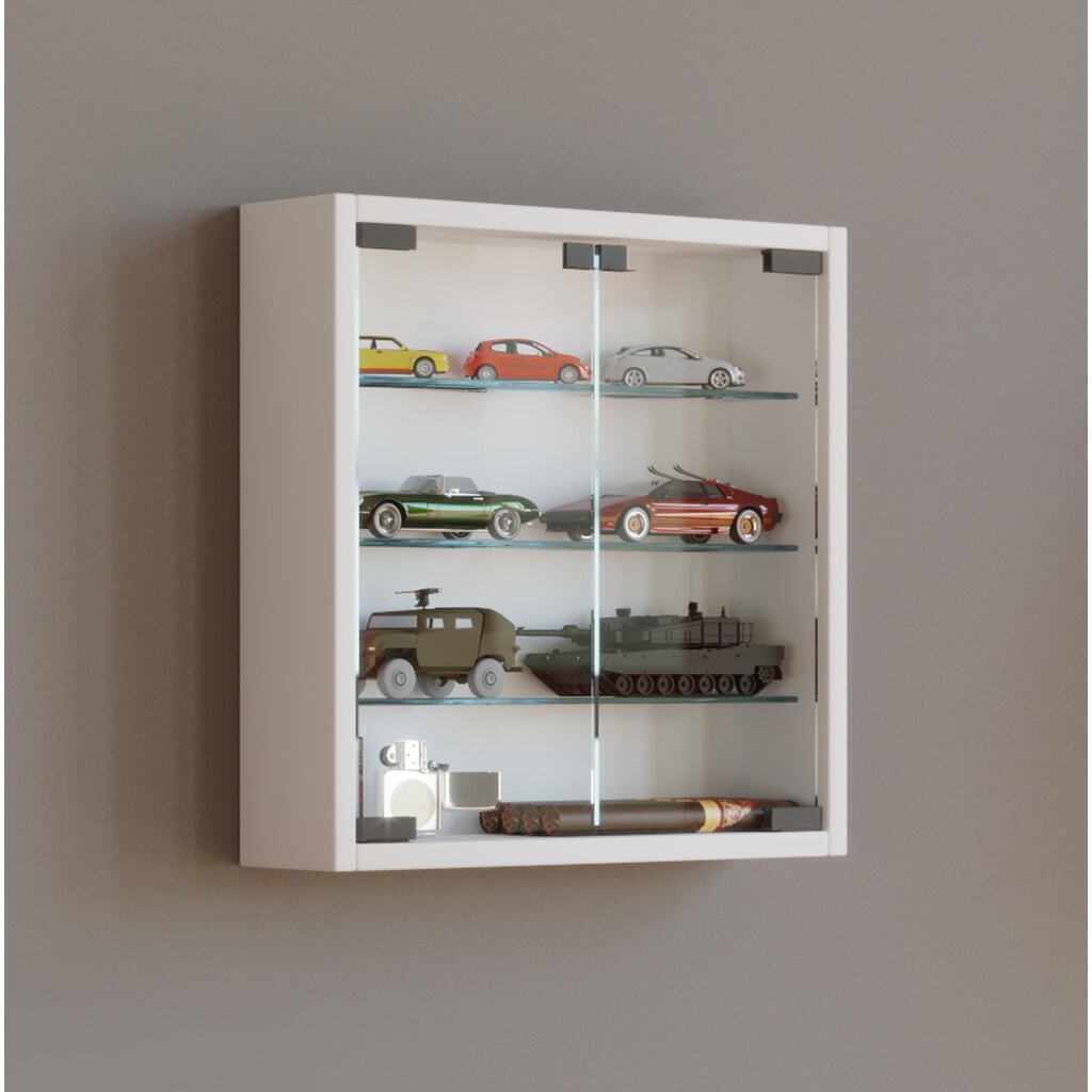 Produktabbildung Nr. 2: VCM Wandvitrine Mandosa S, weiß