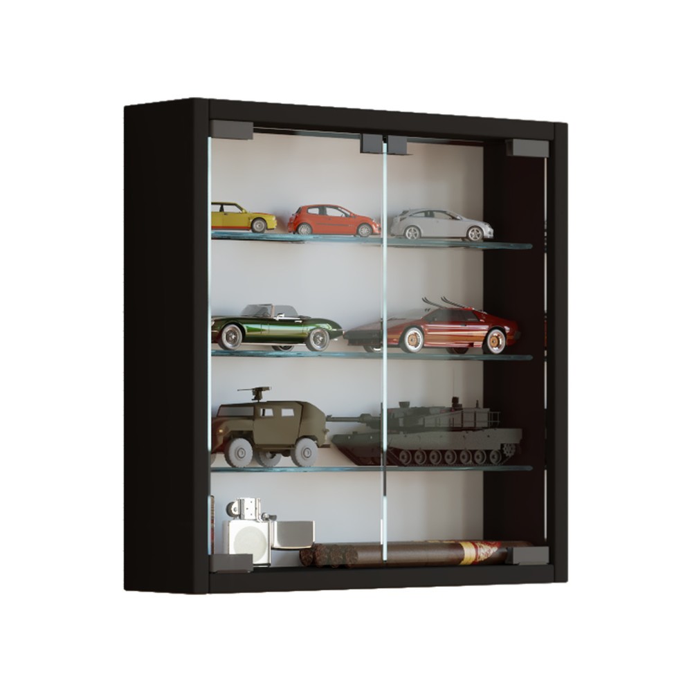 Produktabbildung Nr. 1: VCM Wandvitrine Mandosa S, schwarz