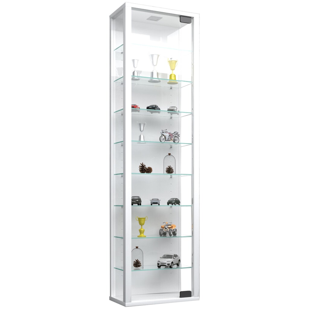 VCM Wandvitrine Stano Maxi, weiß Produktabbildung: VCM Wandvitrine Stano Maxi, weiß