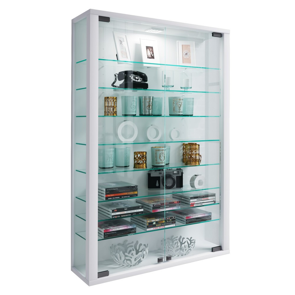 Produktabbildung: VCM Wandvitrine Vitrosa Mini, weiß