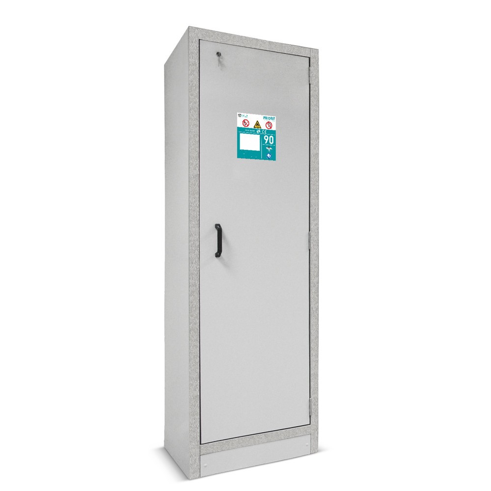 Product afbeelding: Brandveilige kluis PRIORIT type 90, 3 kuipbodems van staal, hxbxd 1.960 x 600 x 595 mm