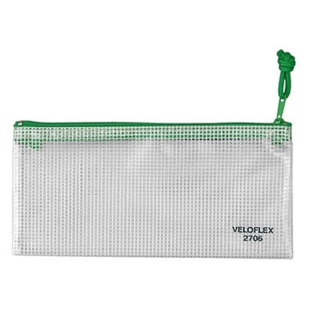 Produktabbildung: Veloflex Reißverschlusstasche 2706000 200x100mm PVC DIN A6