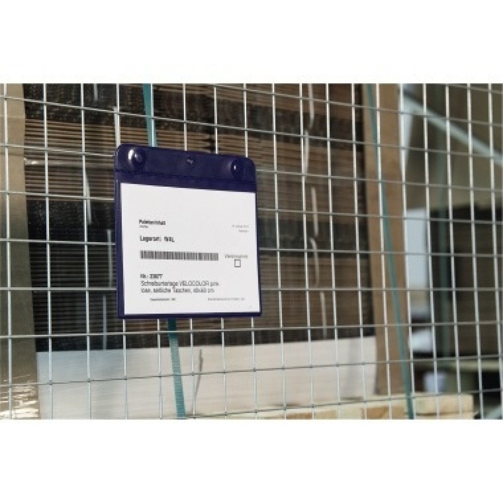Produktabbildung: Veloflex Magnettasche 3905500 A5 quer PVC blau