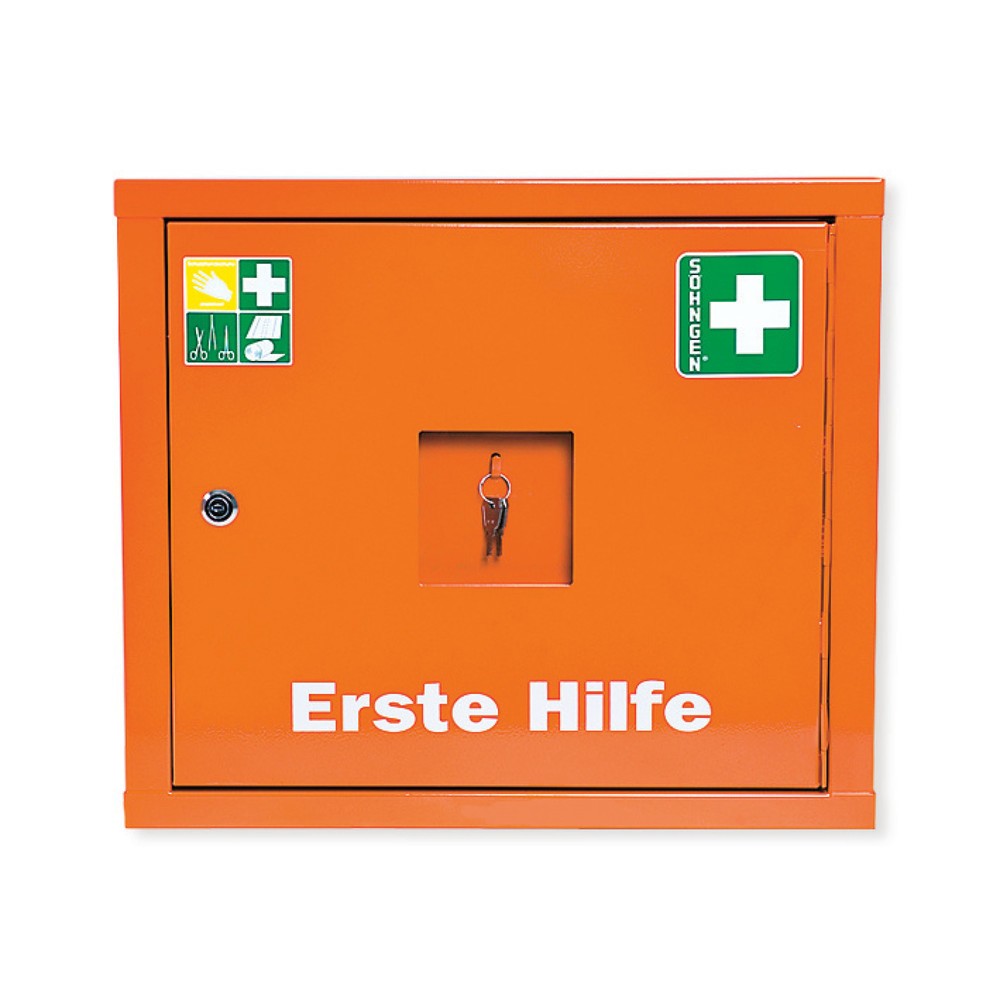 Productafbeelding nr. 1: Verbandkast SÖHNGEN® JUNIORSAFE oranje met inhoud DIN 13157