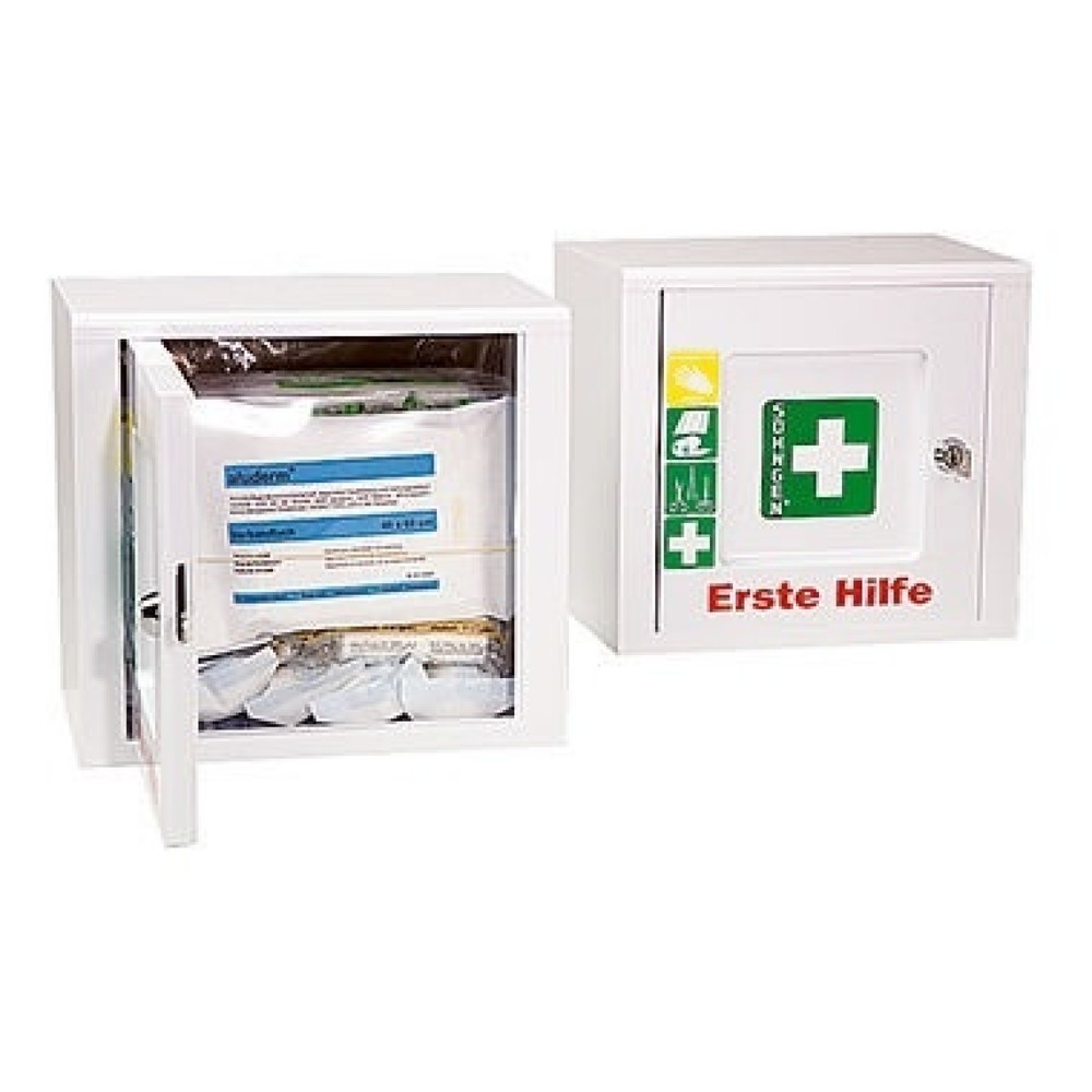 Produktabbildung Nr. 1: SÖHNGEN Erste Hilfe Schrank PICCOLO 5001024 DIN 13157 gefüllt weiß
