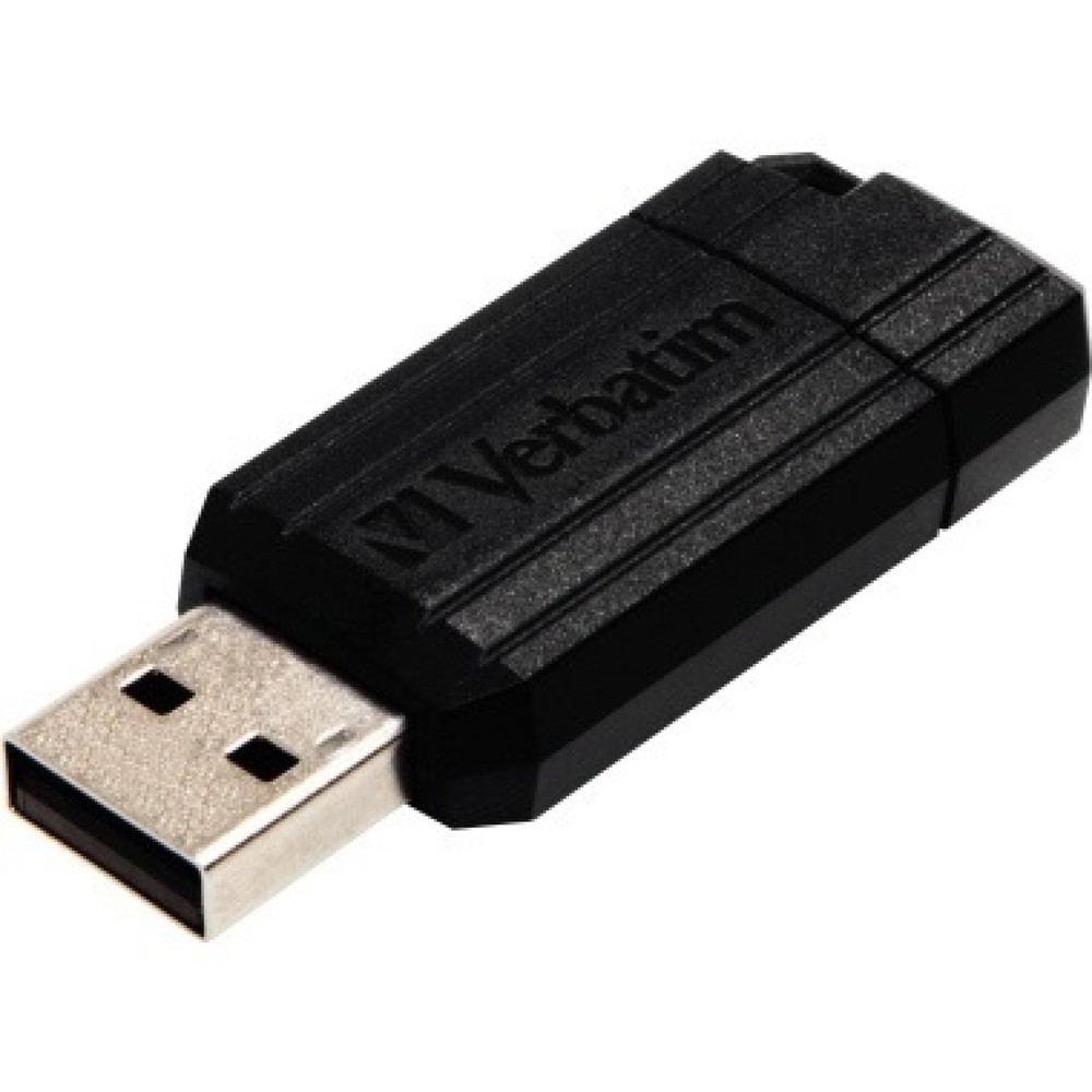 Produktabbildung: Verbatim USB-Stick PinStripe 49064 32GB USB2.0 sw