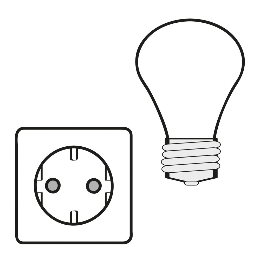 Produktabbildung: Elektroinstallationspaket, LED 2x24W, Ausführung nach VDE für FLADAFI® Materialcontainer