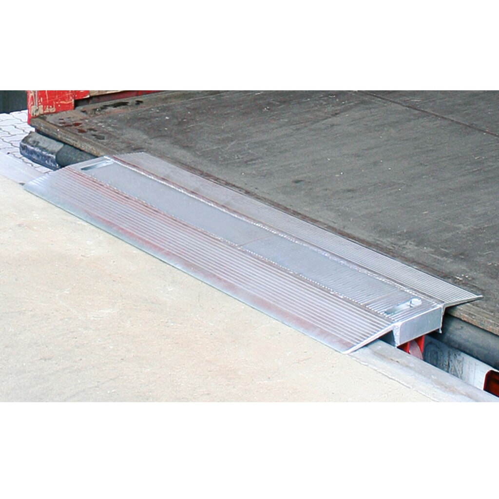 Produktabbildung: EXPRESSO Verladebrücke mit Gummirad und Griffmulde, TK 4.000 kg, BxL 1.500 x 520 mm
