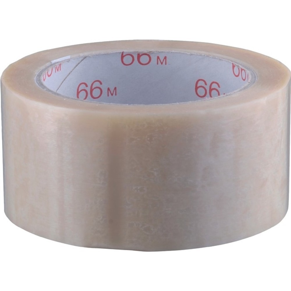 Produktabbildung: Verpackungsklebeband PVC, Länge 66 m Breite 50 mm, farblos, Rolle