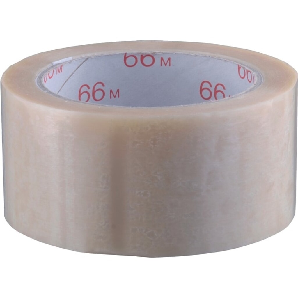 Produktabbildung: Verpackungsklebeband PVC, Länge 66 m Breite 50 mm, farblos, Rolle