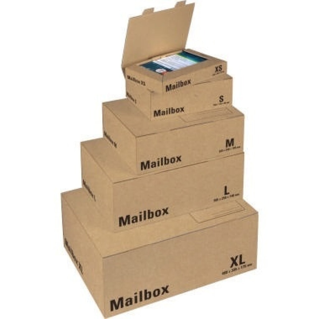 Produktabbildung: ColomPac Versandkarton Mailbox CP098.02 S braun