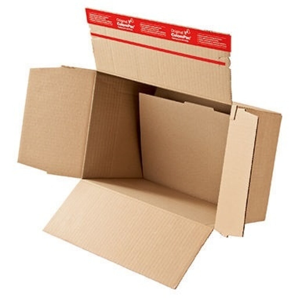 ColomPac Versandkarton CP141.201 DIN A4 30,4x13-22x21,6cm braun Produktabbildung Nr. 4: ColomPac Versandkarton CP141.201 DIN A4 30,4x13-22x21,6cm braun