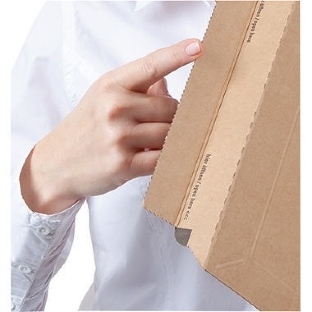 Produktabbildung Nr. 6: ColomPac Ordnerversandkarton CP055.51 290x320x35-80mm weiß