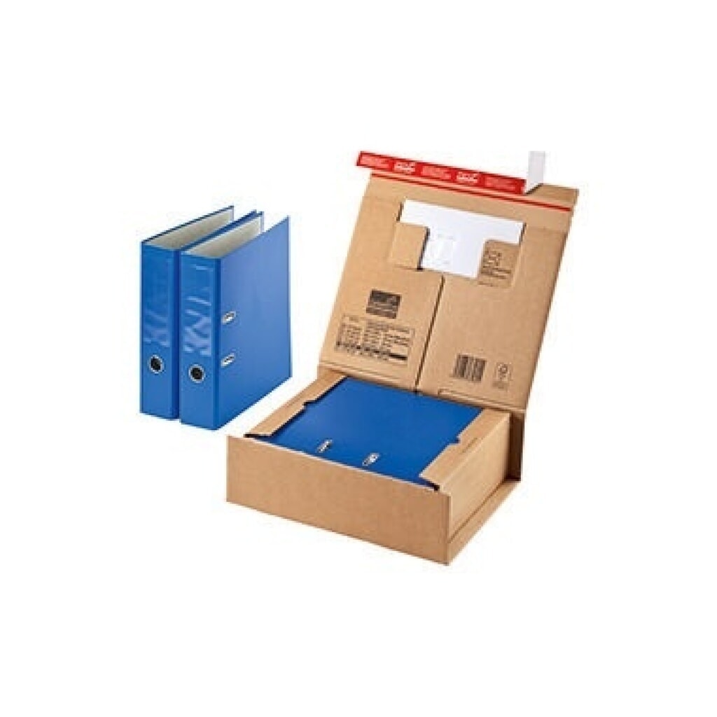 ColomPac Versandkarton POST-BOX CP067.06 33x12x29cm braun Produktabbildung Nr. 6: ColomPac Versandkarton POST-BOX CP067.06 33x12x29cm braun