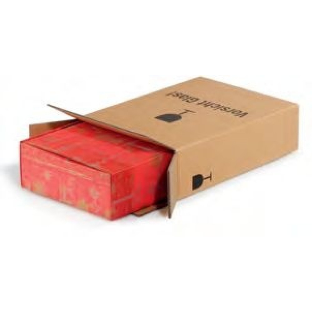 Produktabbildung: Versandkarton PTZ, 2-wellig, 285 x 110 x 390 mm, braun, postgeprüft