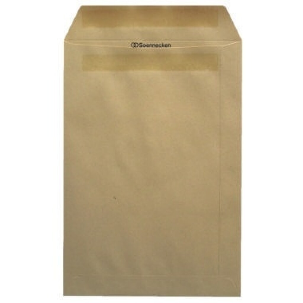 Produktabbildung: Soennecken Versandtasche 2069 C5 sk natronbraun 25 St./Pack.