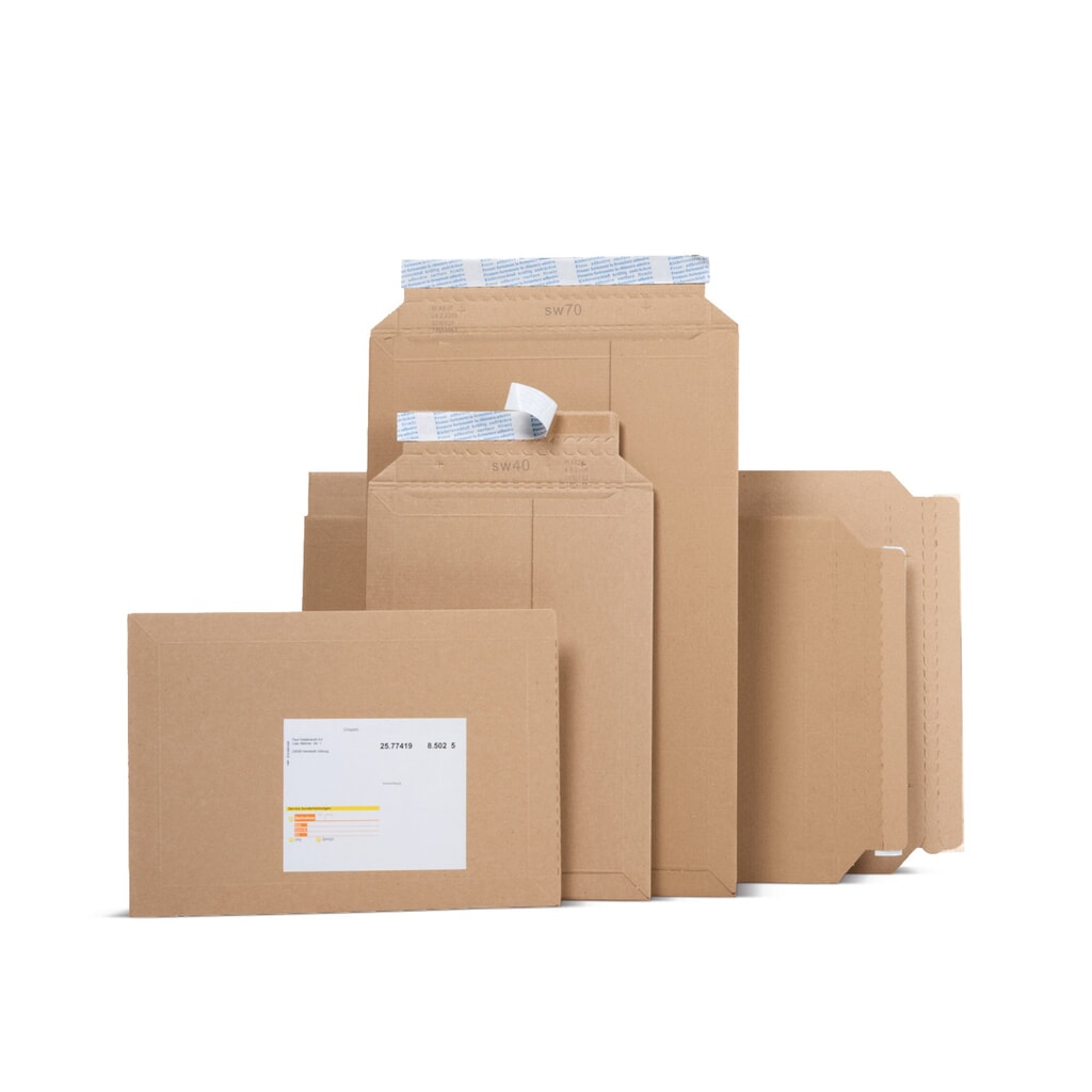 Produktabbildung: Versandtaschen Suprawell®, Außenmaß LxB 200 x 280 mm, 100 Stk/VE