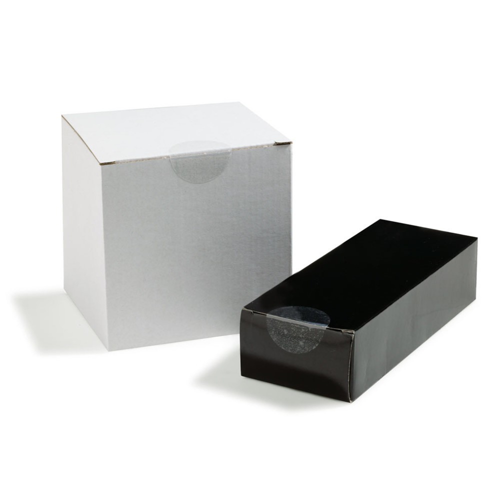 Produktabbildung Nr. 1: Verschlussetiketten, 30mm Durchmesser,transp., permanent haftend, 1000 St./Rolle