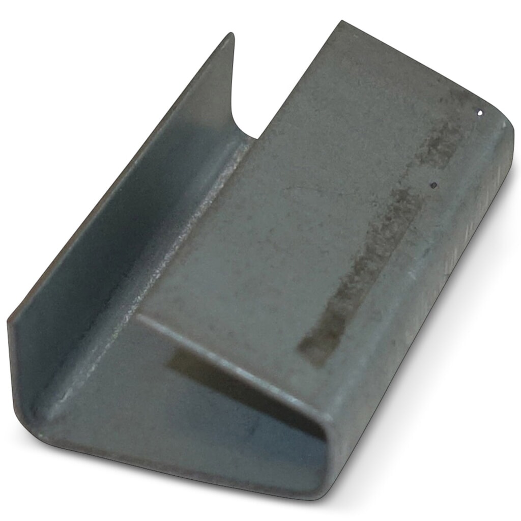 Produktabbildung: Verschlusshülsen für Kunststoffband, Einsteiger, für Bandbreite 13 mm, 2.000 Stk/VE