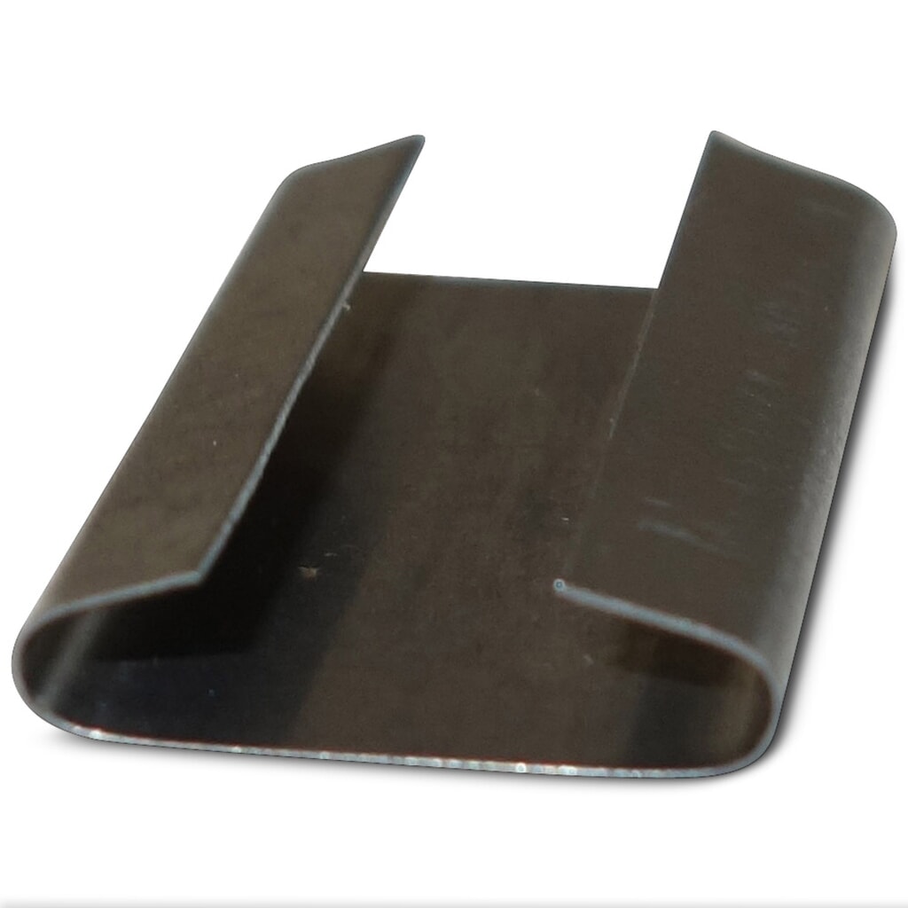 Produktabbildung: Verschlusshülsen für Stahlband, Standard, für Bandbreite 16 mm, 1.000 Stk/VE
