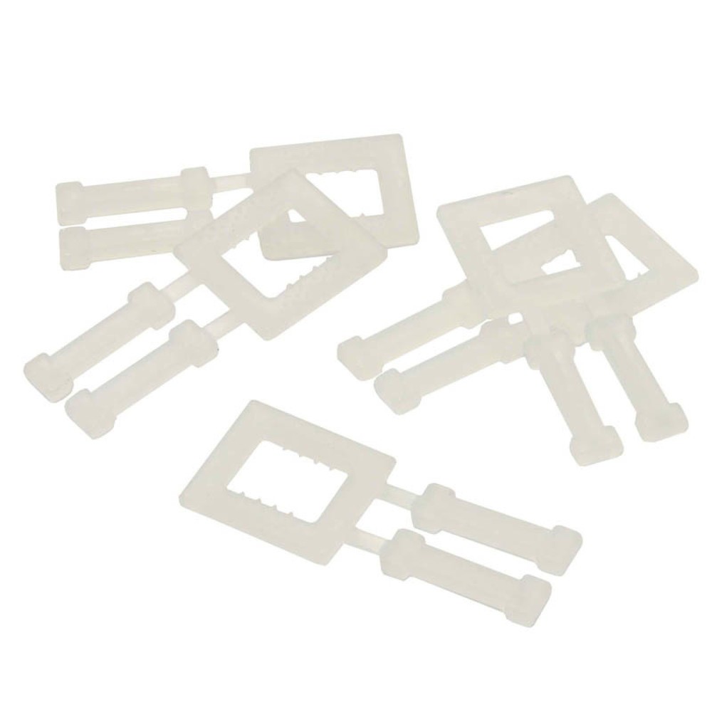 Produktabbildung: Verschlussklammern, 13 mm breit, Typ: Kunststoffklammer, 1 VE = 1000 Stk