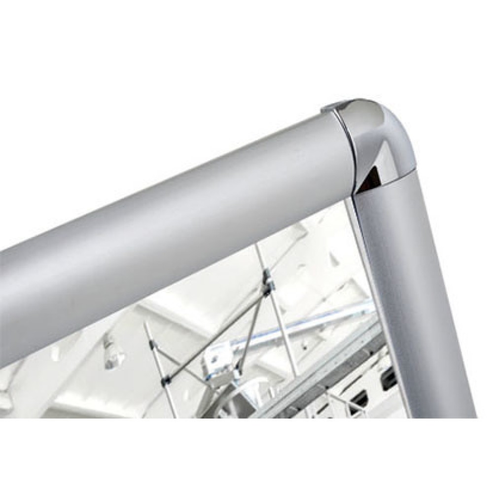 Produktabbildung Nr. 2: C-Ware Vialux® Flachspiegel, Acrylglas (PMMA), HxB 1.200 x 400 mm, mit Rahmen