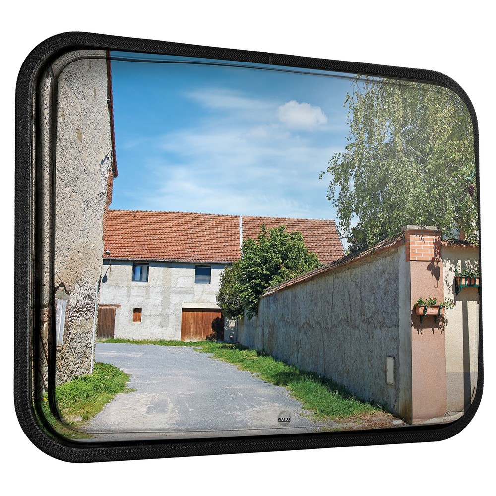 Produktabbildung Nr. 2: Vialux® Mehrzweckspiegel, Edelstahl, rechteckig, HxB 400 x 600 mm