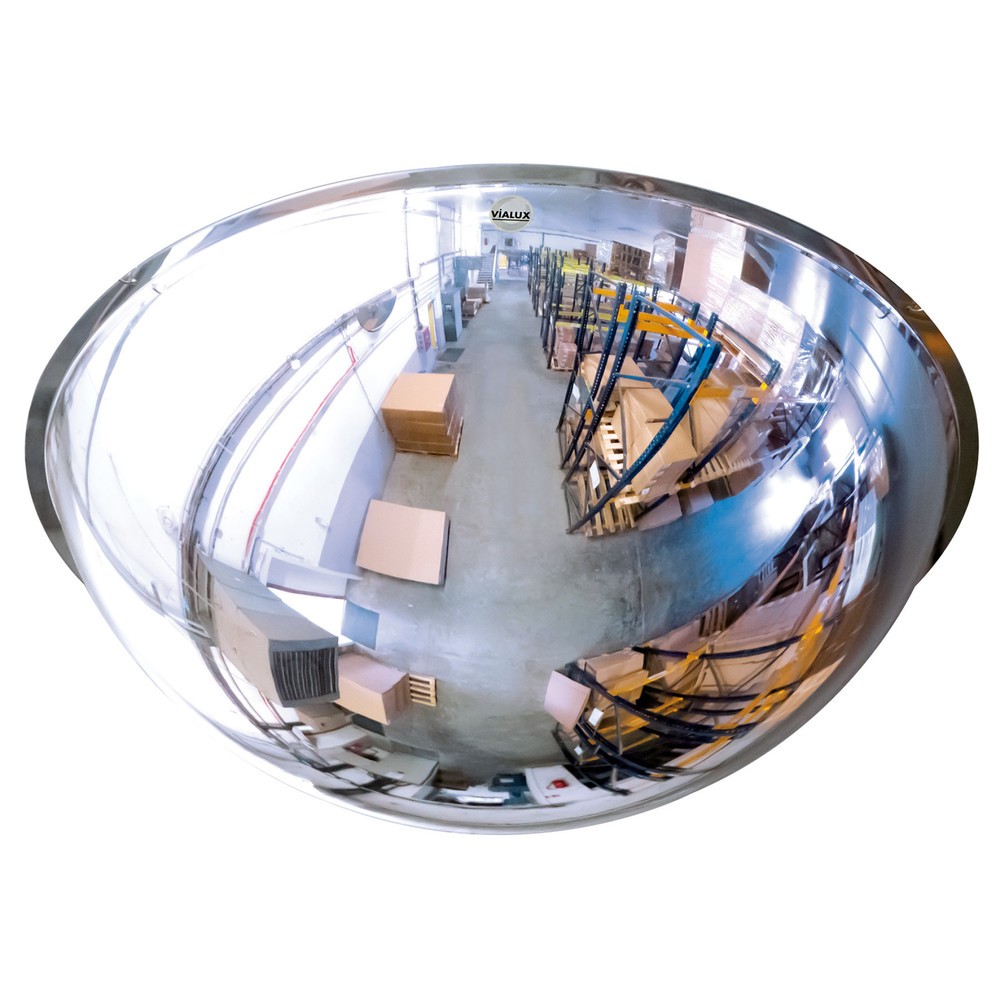 Produktabbildung Nr. 1: Vialux® Panoramaspiegel, Halbkugel, Ø 800 mm, Acrylglas (PMMA)