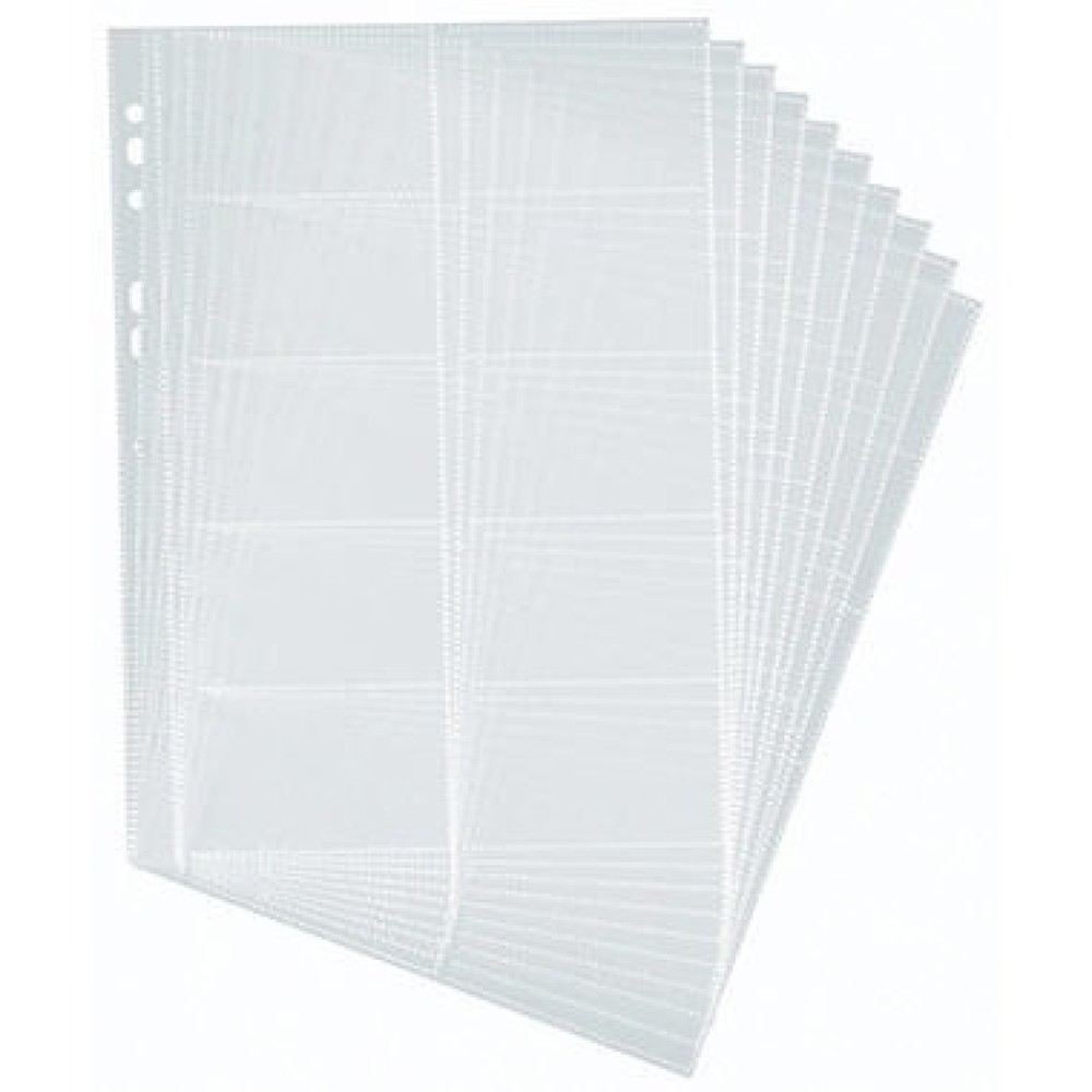 Produktabbildung: DURABLE Visitenkartenhülle 238919 für 20Karten 90x57mm 10 St./Pack.