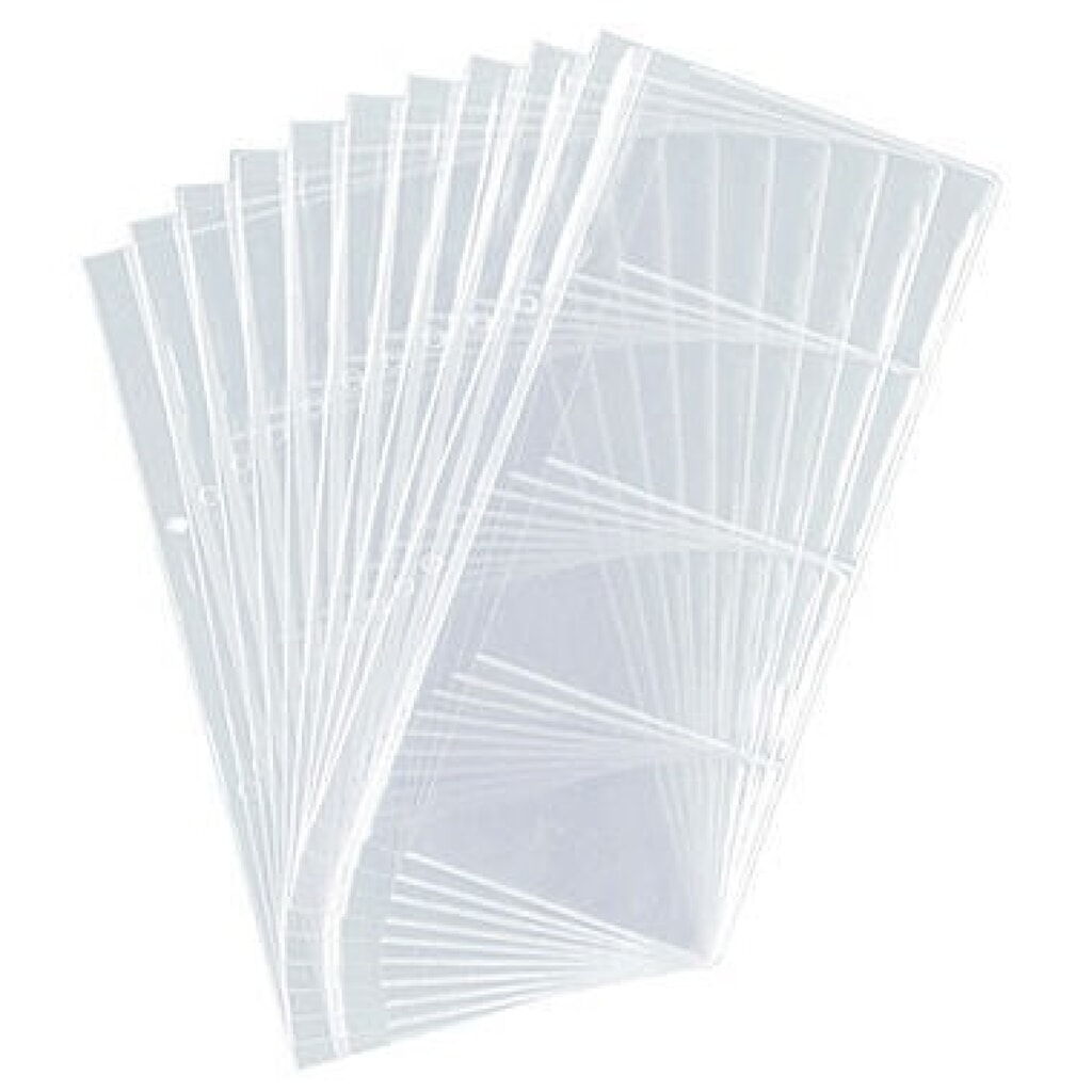 Produktabbildung: DURABLE Visitenkartenhülle 238719 für 8Karten 90x57mm tr 10 St./Pack.