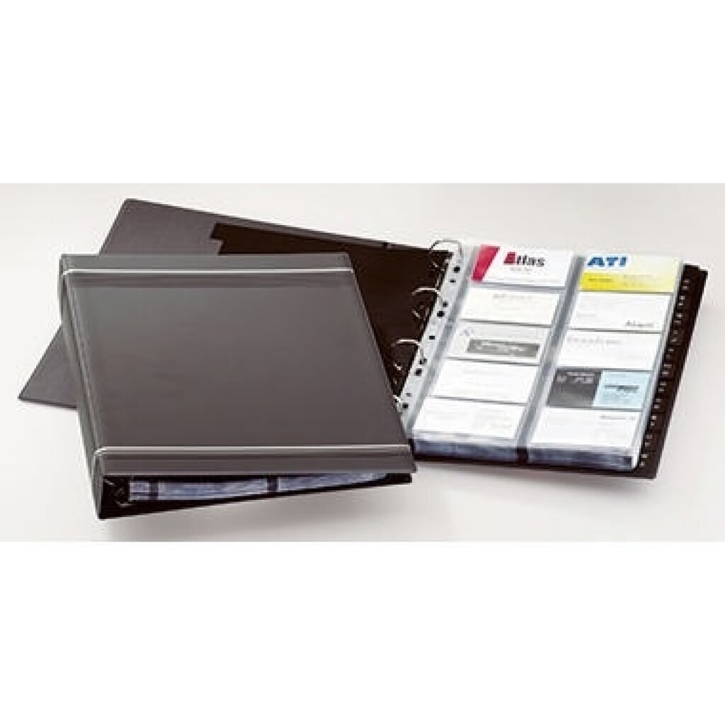 DURABLE Visitenkarten-Ringbuch VISIFIX 238858 max. 400Karten an Produktabbildung: DURABLE Visitenkarten-Ringbuch VISIFIX 238858 max. 400Karten an