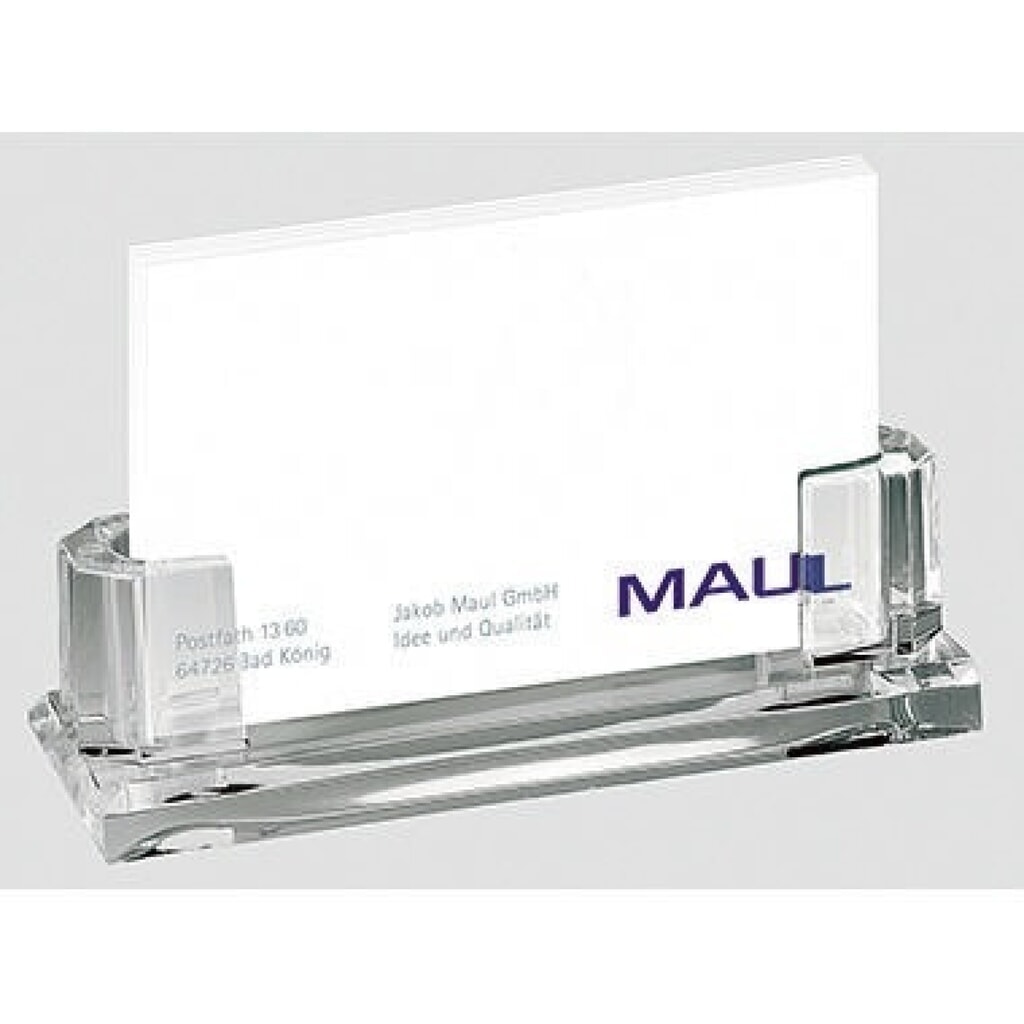 MAUL Visitenkartenbox 1959405 max. 35Karten Acryl Produktabbildung: MAUL Visitenkartenbox 1959405 max. 35Karten Acryl