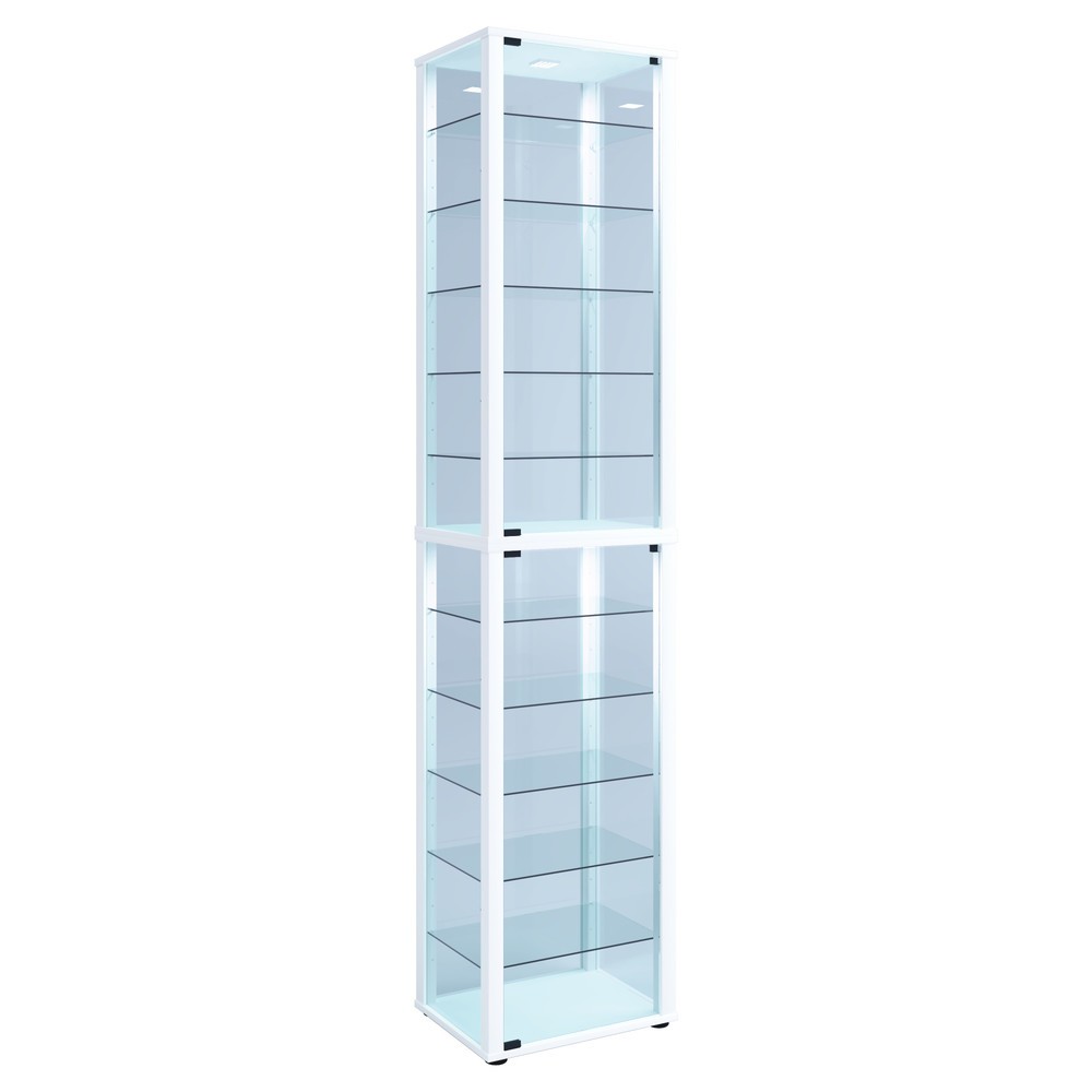 Illustration du produit: Vitrine à poser VCM Kavisa XXL, blanche