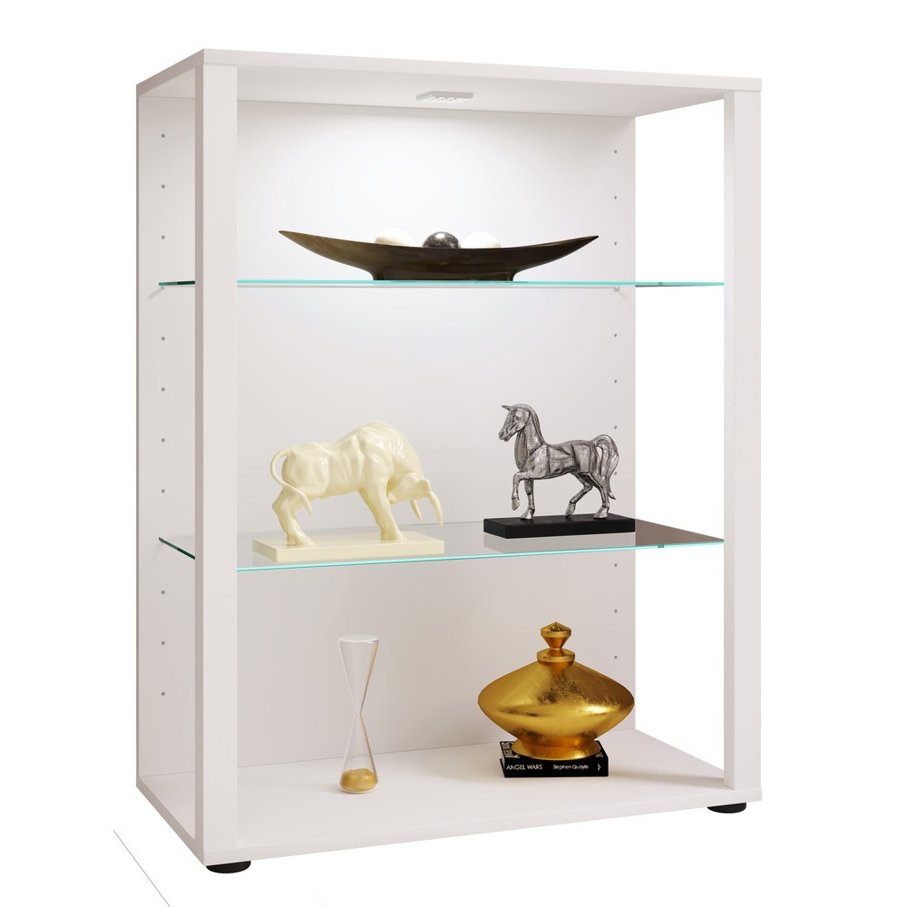 Illustration du produit: Vitrine VCM Glasol XL, blanche