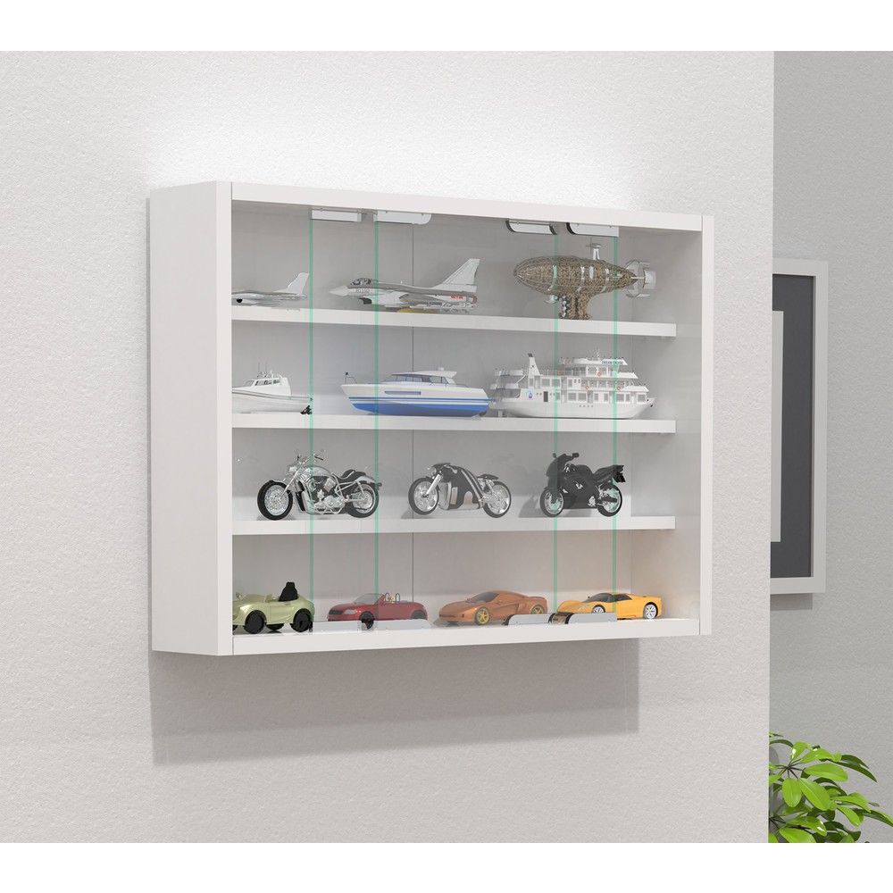 N° de l'image du produit 2 : Vitrine murale VCM Agisa M, blanche