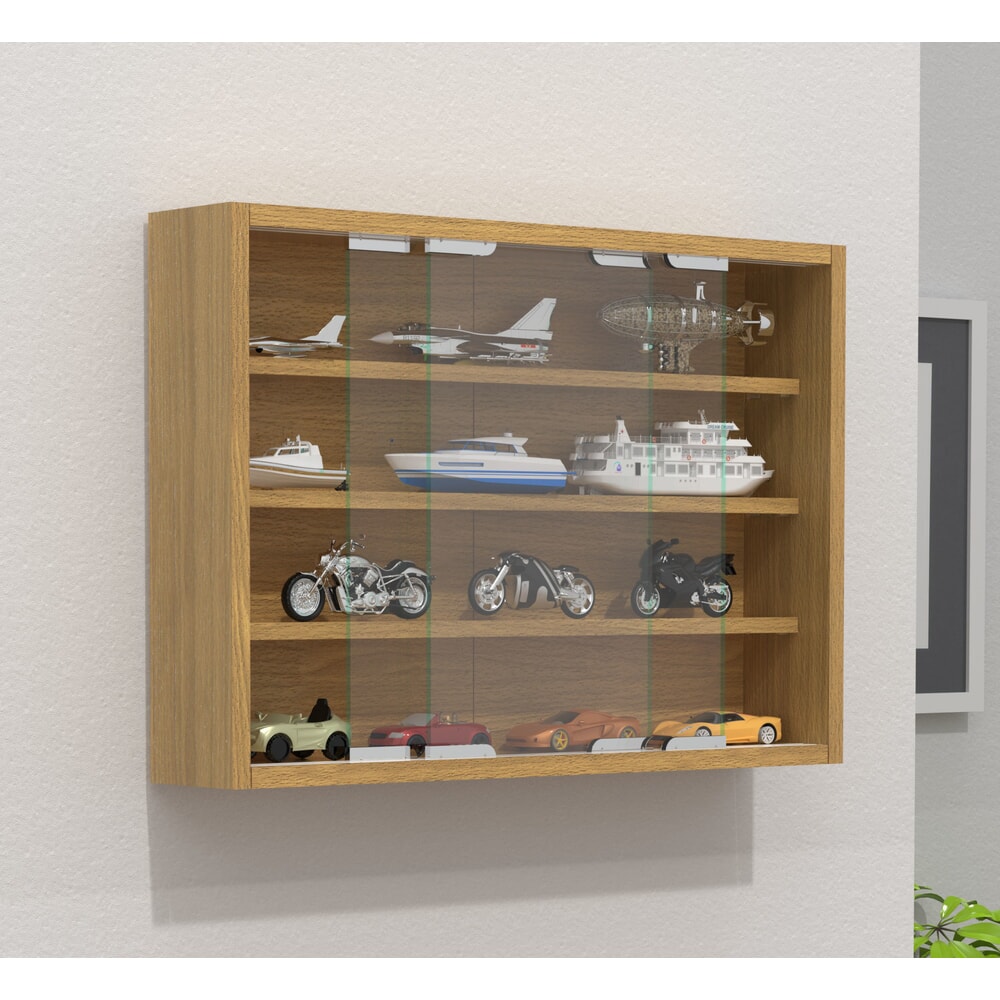 N° de l'image du produit 2 : Vitrine murale VCM Agisa M, hêtre