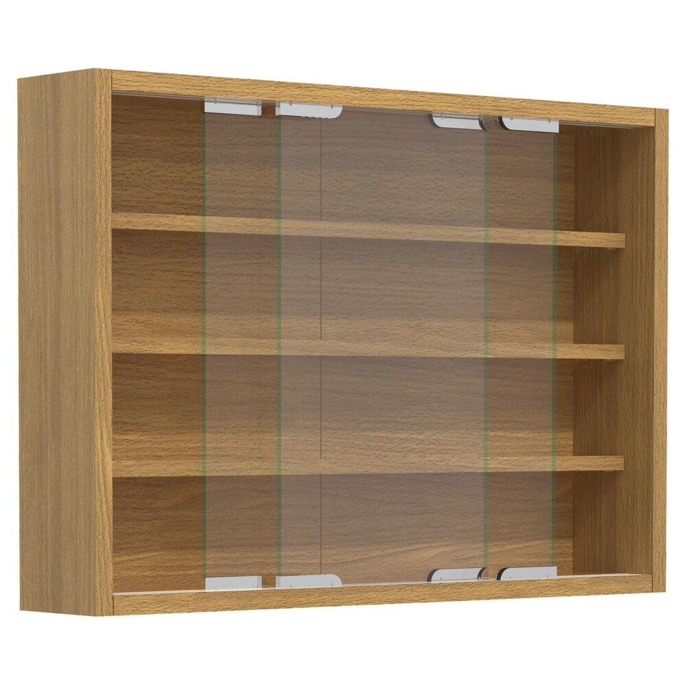 N° de l'image du produit 4 : Vitrine murale VCM Agisa M, hêtre