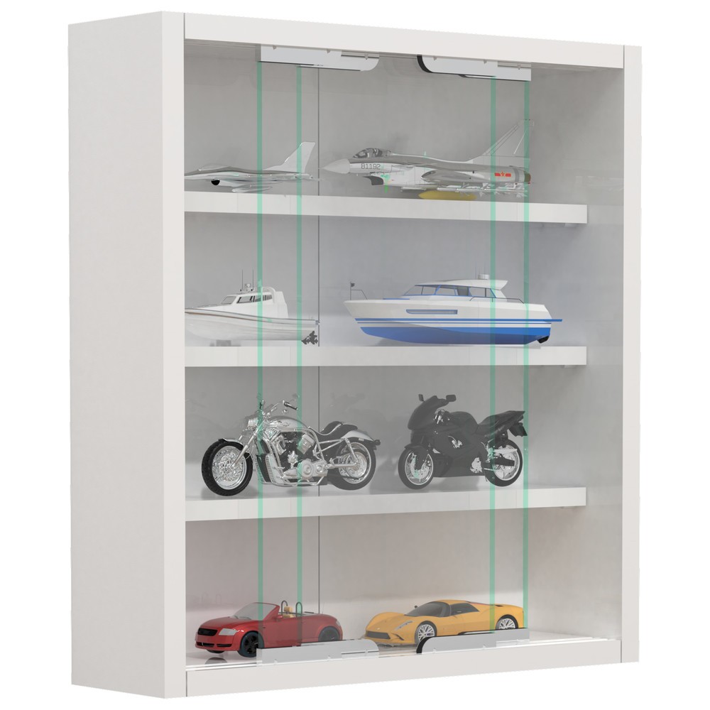 Illustration du produit: Vitrine murale VCM Agisa S, blanche