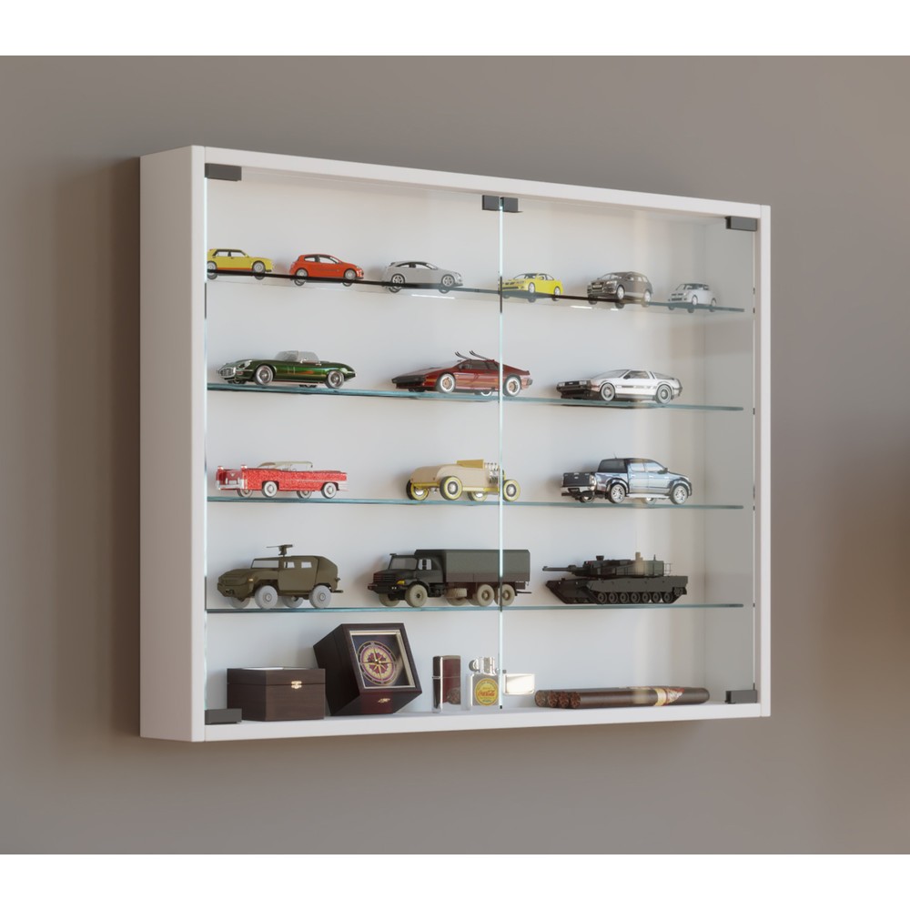 N° de l'image du produit 2 : Vitrine murale VCM Mandosa L, blanche