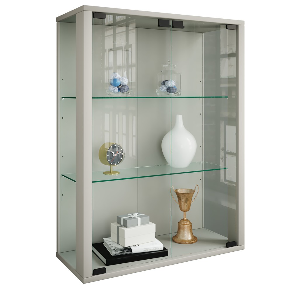 N° de l'image du produit 1 : Vitrine murale VCM Udina, argent