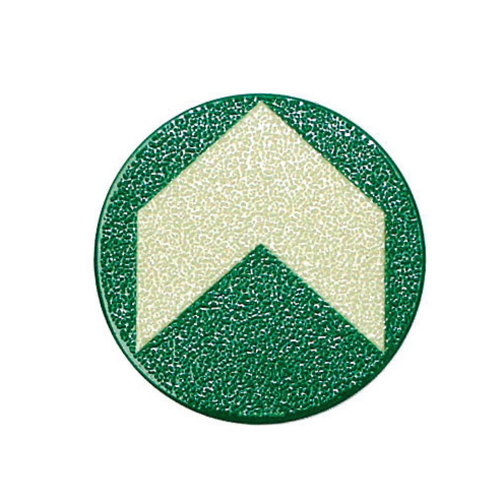 Product afbeelding: Vloermarkeringspijl, groen-fluorescerend, Ø 125 mm