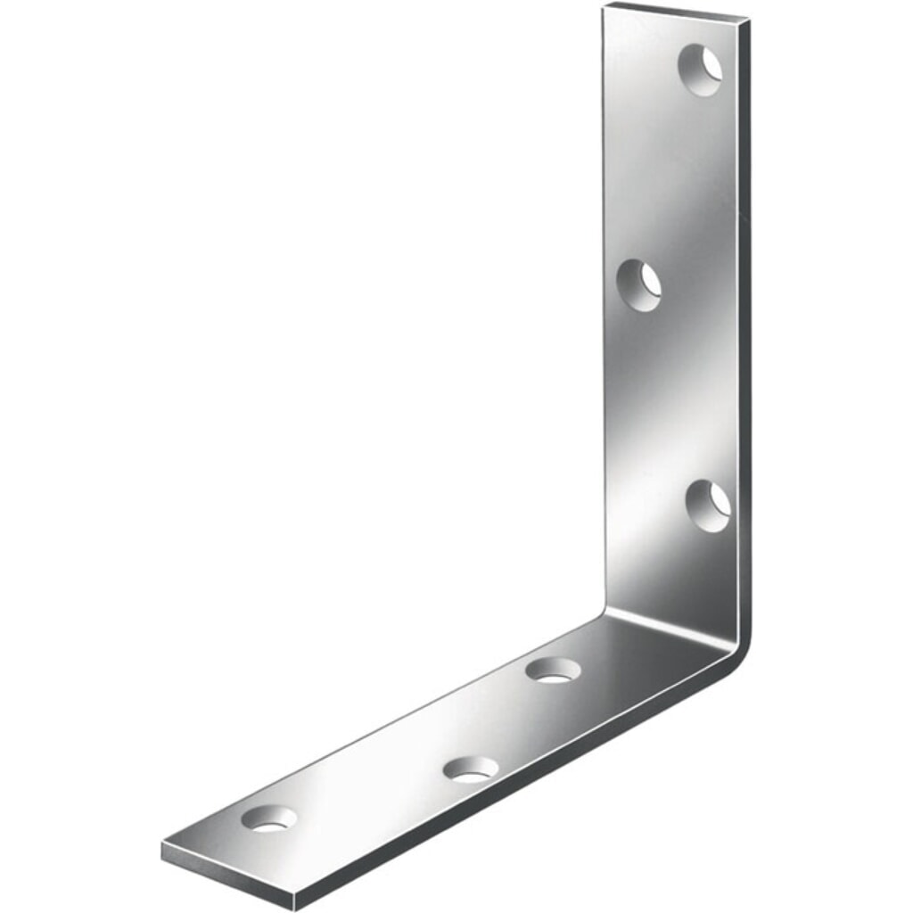 VORMANN Balkenwinkel, stark Stahl, L100x100 mmmm Breite 40 mm, blau verzinkt Stärke 5 mm Produktabbildung: VORMANN Balkenwinkel, stark Stahl, L100x100 mmmm Breite 40 mm, blau verzinkt Stärke 5 mm